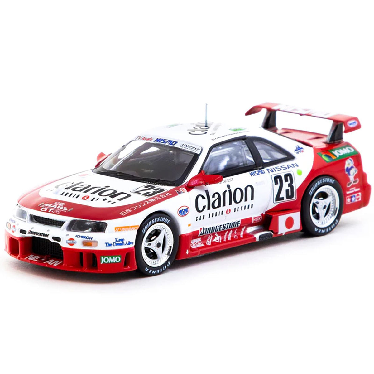 Nissan NISMO GT-R LM #23 Kazuyoshi Hoshino - Toshio Suzuki - Masahiko Kageyama "Presentation" "24 Hours of Le Mans" (1995) "Hobby64" Series 1/64 Diecast Model Car by Tarmac Works-Tarmac Works-ModelCars.com