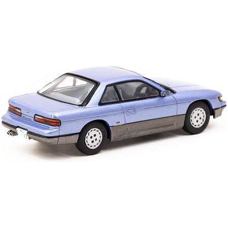 Nissan Silvia S13 RHD (Right Hand Drive) Blue Metallic and Gray "J Collection" Series 1/64 Diecast Model by Tarmac Works - Tarmac Works - ModelCars.com