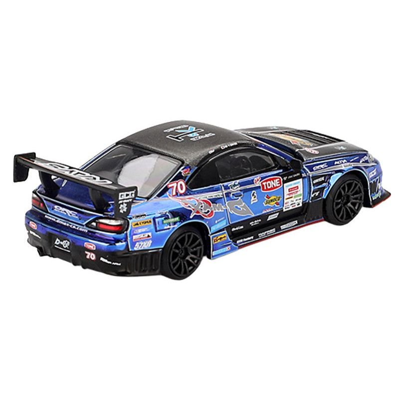 Nissan Silvia (S15) D-MAX RHD (Right Hand Drive) #70 Masashi Yokoi "D-MAX Racing" "D1 Grand Prix" (2023) Limited Edition 1/64 Diecast Model Car by Mini GT-Mini GT-ModelCars.com