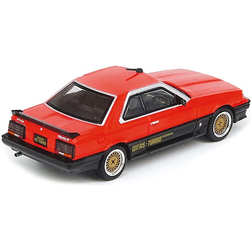 Nissan Skyline 2000 RS-X Turbo (DR30) RHD (Right Hand Drive) Red and Black 1/64 Diecast Model Car by Inno Models-Inno Models-ModelCars.com