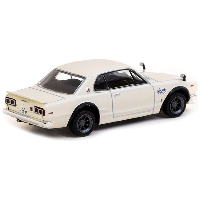 Nissan Skyline 2000GT - R (KPGC10) RHD (Right Hand Drive) Ivory White "Japan Special Edition" "Global64" Series 1/64 Diecast Model Car by Tarmac Works - Tarmac Works - ModelCars.com