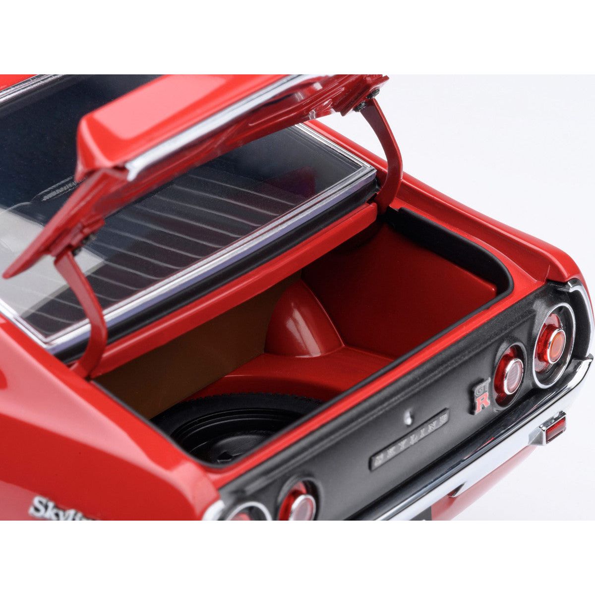 Nissan Skyline 2000GT-R (KPGC110) Tuned Version RHD (Right Hand Drive) Red 1/18 Model Car by Autoart-Autoart-ModelCars.com