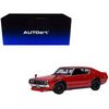 Nissan Skyline 2000GT-R (KPGC110) Tuned Version RHD (Right Hand Drive) Red 1/18 Model Car by Autoart-Autoart-ModelCars.com