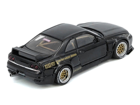Nissan Skyline GT-R (BCNR33) RHD (Right Hand Drive) "Pandem - Rocket Bunny" Black 1/64 Diecast Model Car by Inno Models-Inno Models-ModelCars.com