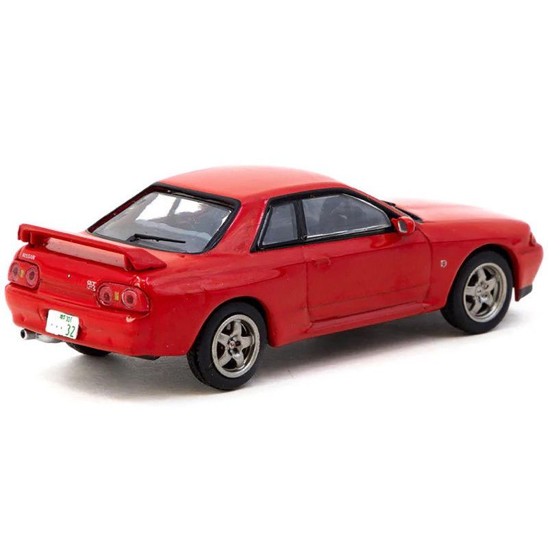 Nissan Skyline GT - R (BNR32) RHD (Right Hand Drive) Red "J Collection" Series 1/64 Diecast Model by Tarmac Works - Tarmac Works - ModelCars.com