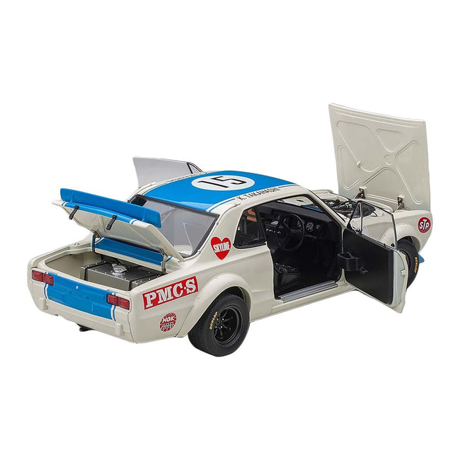 Nissan Skyline GT - R (KPGC - 10) 15 K. Takahashi Winner Racing 1972 Fuji 300 km Speed Race "Millennium" Series 1/18 Diecast Model Car by Autoart - Autoart - ModelCars.com