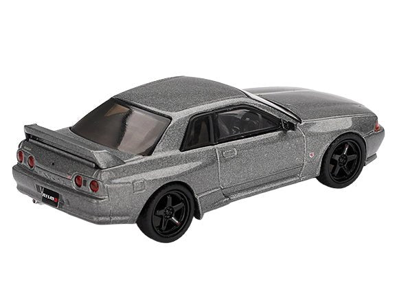 Nissan Skyline GT-R (NISMO BNR32 CRS Version) RHD (Right Hand Drive) Dark Metal Gray Metallic Limited Edition 1/64 Diecast Model Car by Mini GT-Mini GT-ModelCars.com