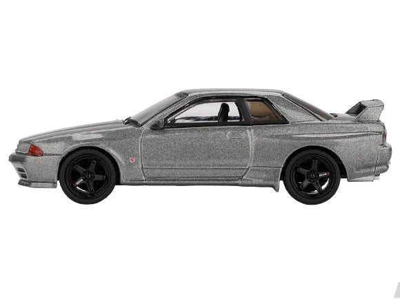 Nissan Skyline GT-R (NISMO BNR32 CRS Version) RHD (Right Hand Drive) Dark Metal Gray Metallic Limited Edition 1/64 Diecast Model Car by Mini GT-Mini GT-ModelCars.com