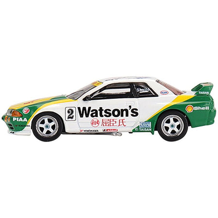 Nissan Skyline GT - R (R32) Gr. A RHD (Right Hand Drive) 2 Mark Skaife "Guia Touring Macau GP" (1991) Limited Edition to 1800 pieces Worldwide 1/64 Diecast Model Car by True Scale Miniatures - True Scale Miniatures - ModelCars.com