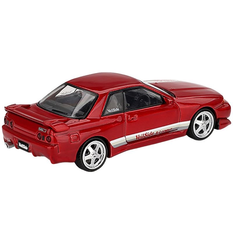 Nissan Skyline GT-R (R32) RHD (Right Hand Drive) "Veilside Combat C-I" Gem Red Metallic Limited Edition 1/64 Diecast Model Car by Mini GT-Mini GT-ModelCars.com