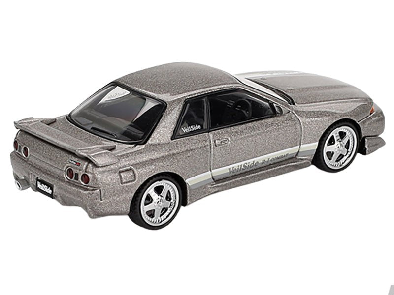 Nissan Skyline GT-R (R32) RHD (Right Hand Drive) "Veilside Combat C-I" Gray Metallic Limited Edition 1/64 Diecast Model Car by Mini GT-Mini GT-ModelCars.com