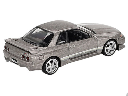 Nissan Skyline GT-R (R32) RHD (Right Hand Drive) "Veilside Combat C-I" Gray Metallic Limited Edition 1/64 Diecast Model Car by Mini GT-Mini GT-ModelCars.com
