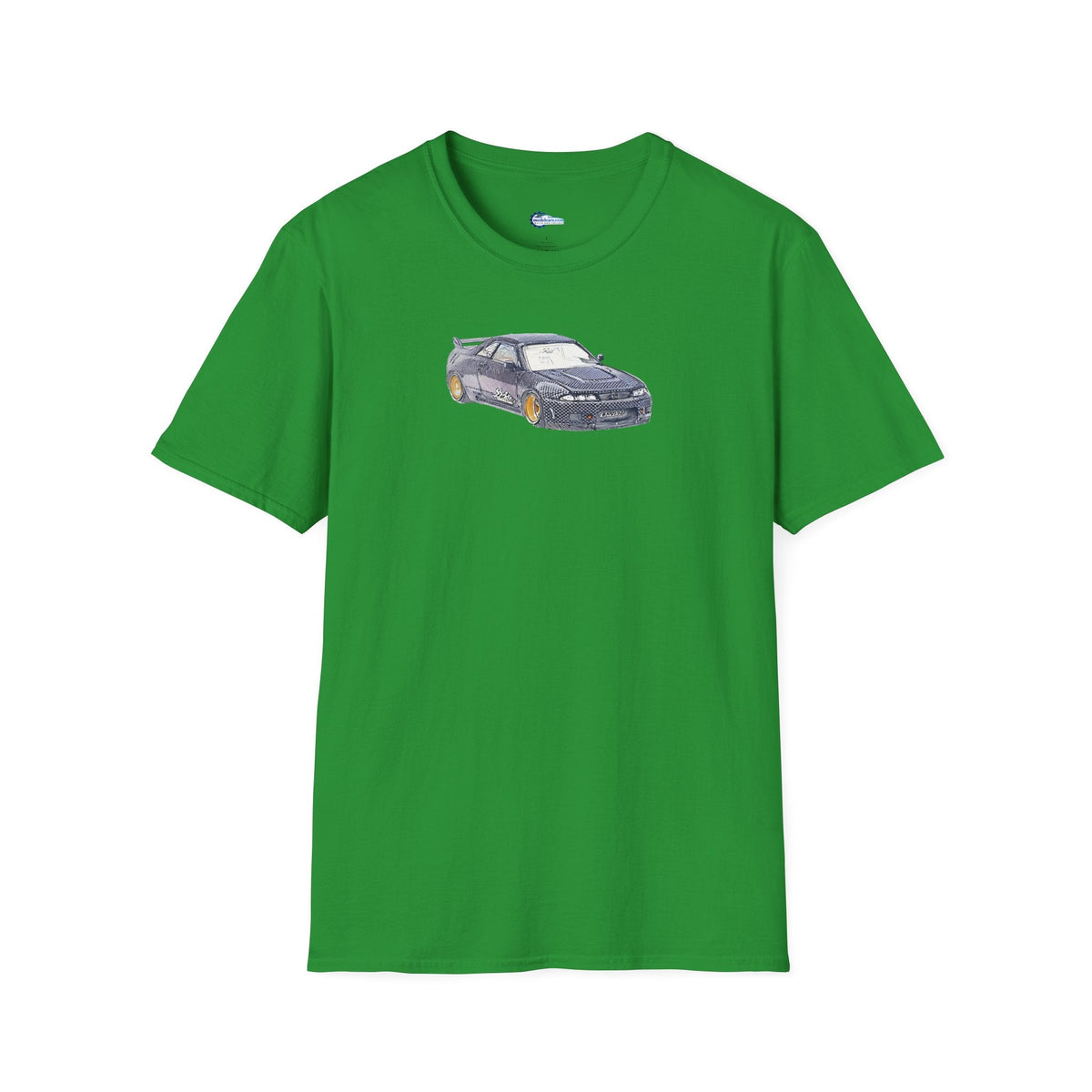 Nissan Skyline R33 JDM Sketch Art Inspired T-Shirt, Car Enthusiast Clothing,-Modelcars.com-ModelCars.com