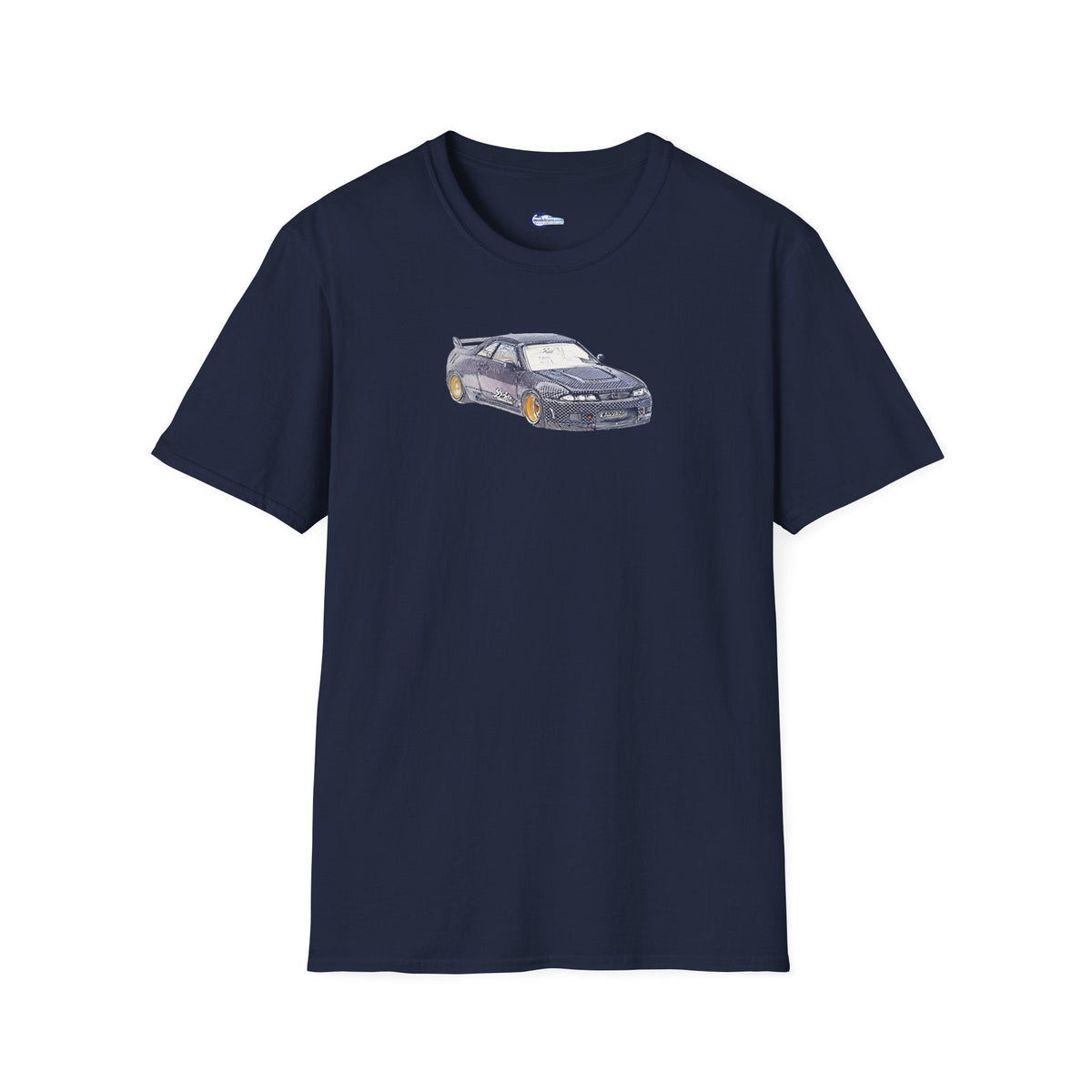 Nissan Skyline R33 JDM Sketch Art Inspired T-Shirt, Car Enthusiast Clothing,-Modelcars.com-ModelCars.com