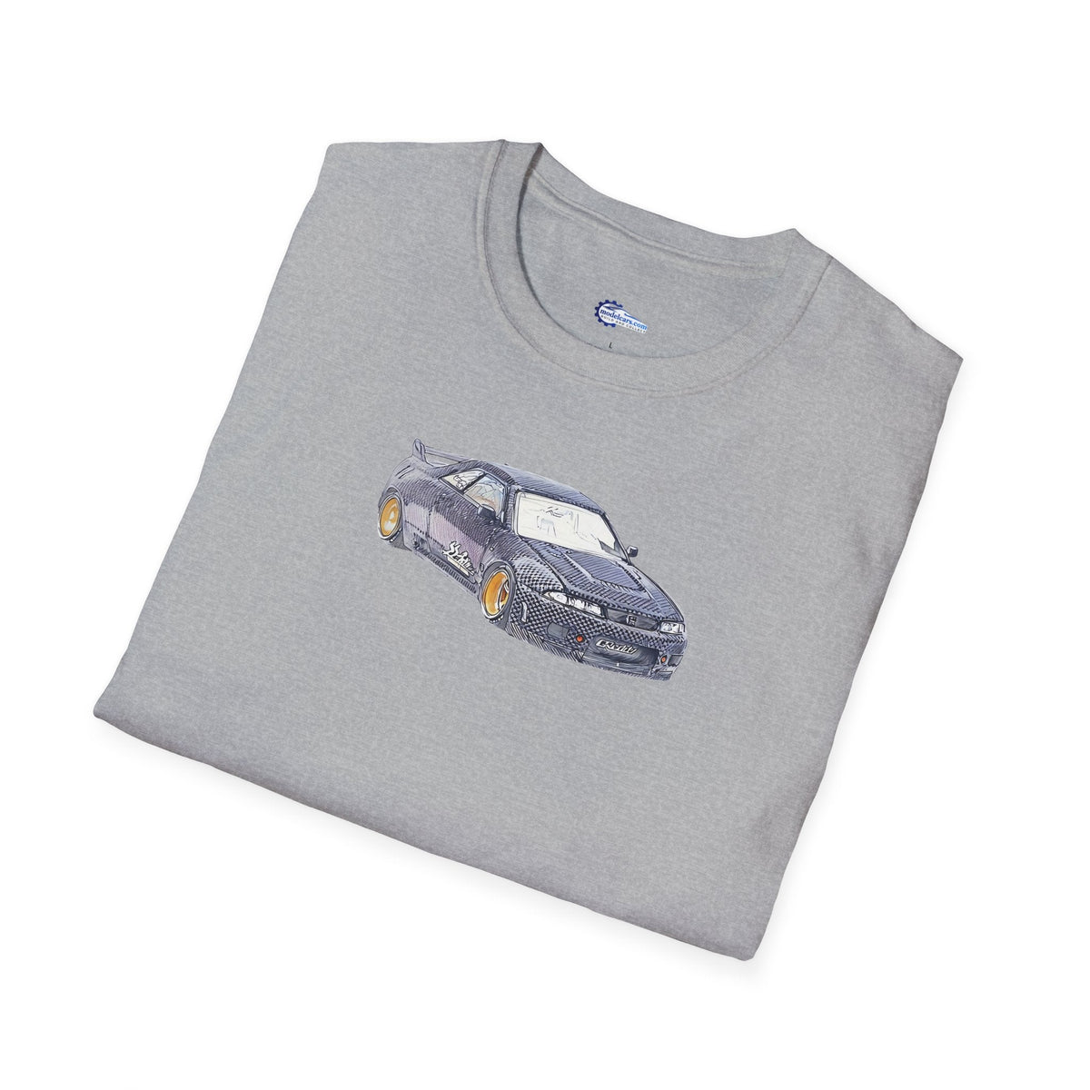 Nissan Skyline R33 JDM Sketch Art Inspired T-Shirt, Car Enthusiast Clothing,-Modelcars.com-ModelCars.com