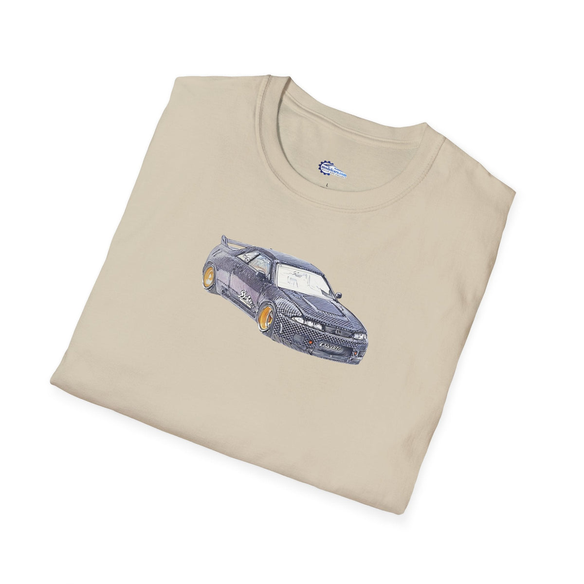 Nissan Skyline R33 JDM Sketch Art Inspired T-Shirt, Car Enthusiast Clothing,-Modelcars.com-ModelCars.com