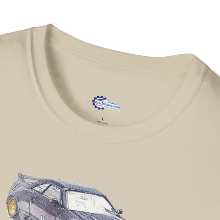 Nissan Skyline R33 JDM Sketch Art Inspired T-Shirt, Car Enthusiast Clothing,-Modelcars.com-ModelCars.com