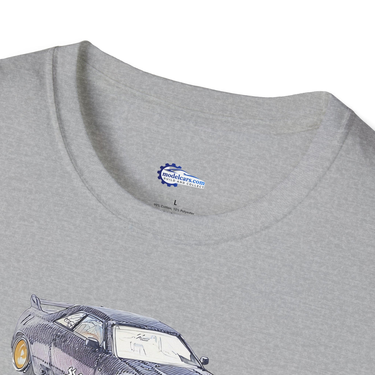 Nissan Skyline R33 JDM Sketch Art Inspired T-Shirt, Car Enthusiast Clothing,-Modelcars.com-ModelCars.com