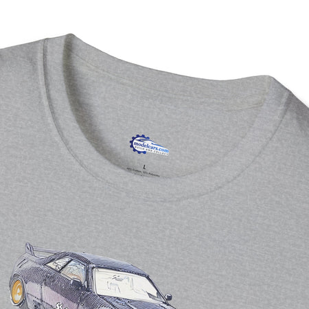 Nissan Skyline R33 JDM Sketch Art Inspired T-Shirt, Car Enthusiast Clothing,-Modelcars.com-ModelCars.com