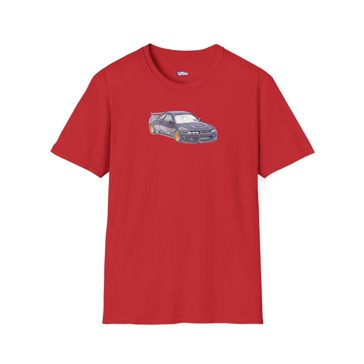 Nissan Skyline R33 JDM Sketch Art Inspired T-Shirt, Car Enthusiast Clothing,-Modelcars.com-ModelCars.com