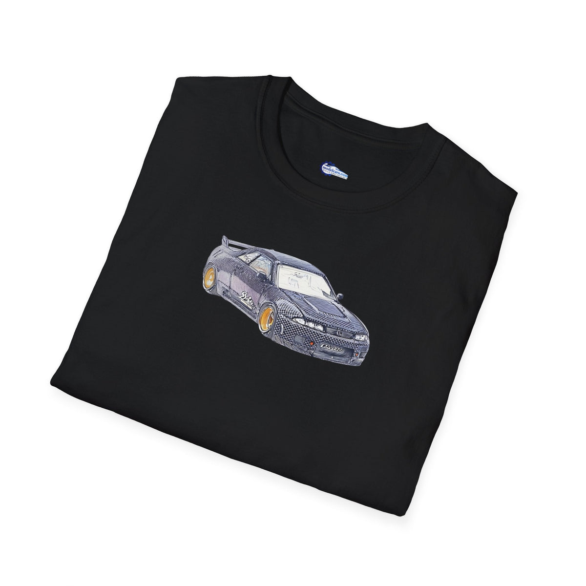 Nissan Skyline R33 JDM Sketch Art Inspired T-Shirt, Car Enthusiast Clothing,-Modelcars.com-ModelCars.com