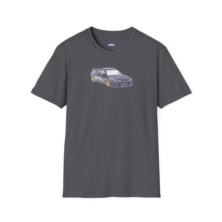 Nissan Skyline R33 JDM Sketch Art Inspired T-Shirt, Car Enthusiast Clothing,-Modelcars.com-ModelCars.com