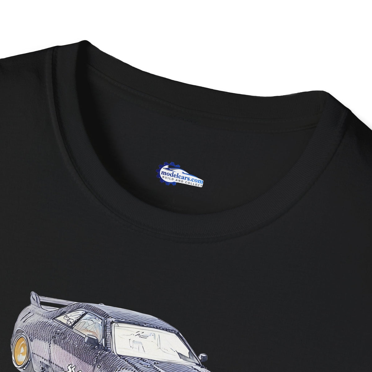 Nissan Skyline R33 JDM Sketch Art Inspired T-Shirt, Car Enthusiast Clothing,-Modelcars.com-ModelCars.com