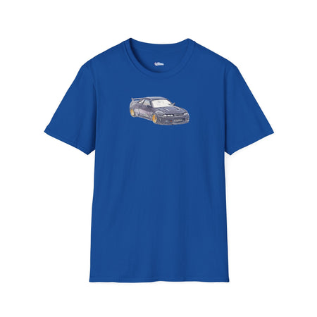 Nissan Skyline R33 JDM Sketch Art Inspired T-Shirt, Car Enthusiast Clothing,-Modelcars.com-ModelCars.com