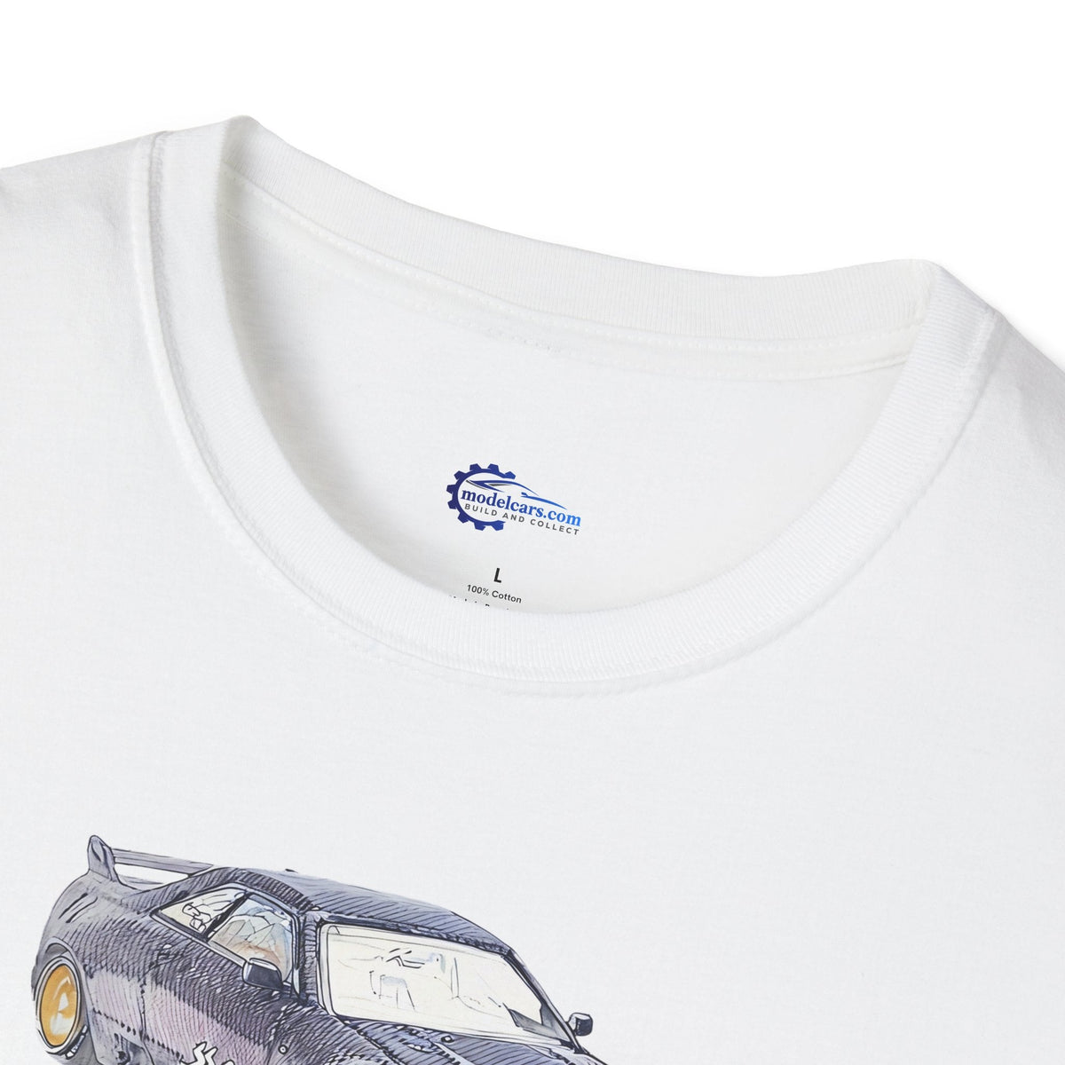 Nissan Skyline R33 JDM Sketch Art Inspired T-Shirt, Car Enthusiast Clothing,-Modelcars.com-ModelCars.com
