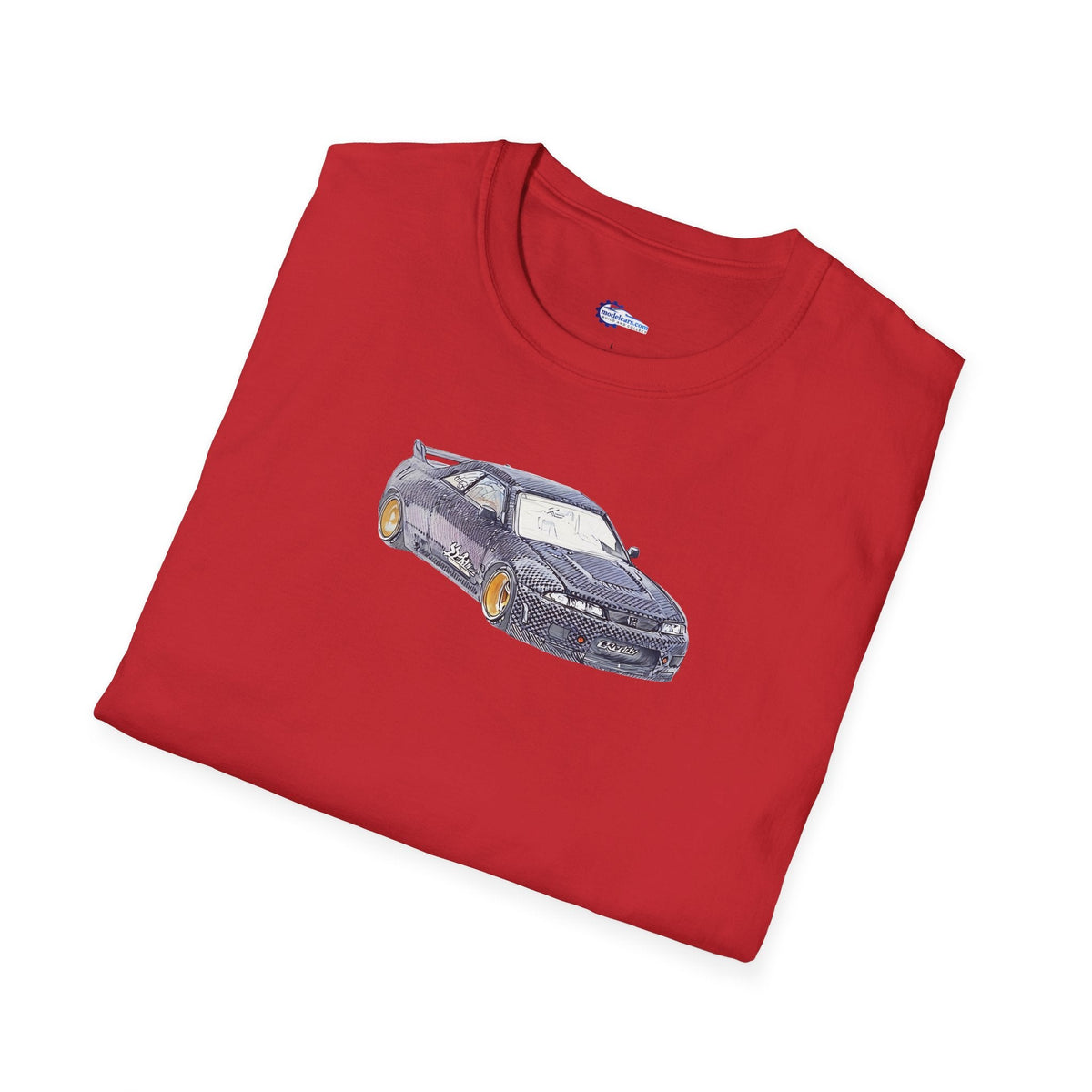 Nissan Skyline R33 JDM Sketch Art Inspired T-Shirt, Car Enthusiast Clothing,-Modelcars.com-ModelCars.com
