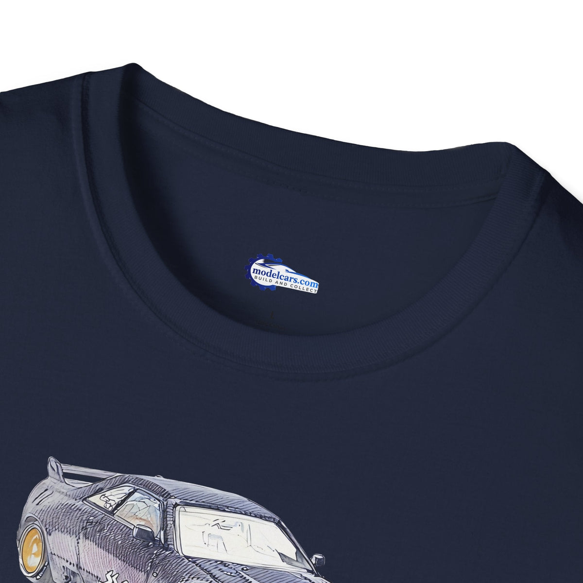 Nissan Skyline R33 JDM Sketch Art Inspired T-Shirt, Car Enthusiast Clothing,-Modelcars.com-ModelCars.com