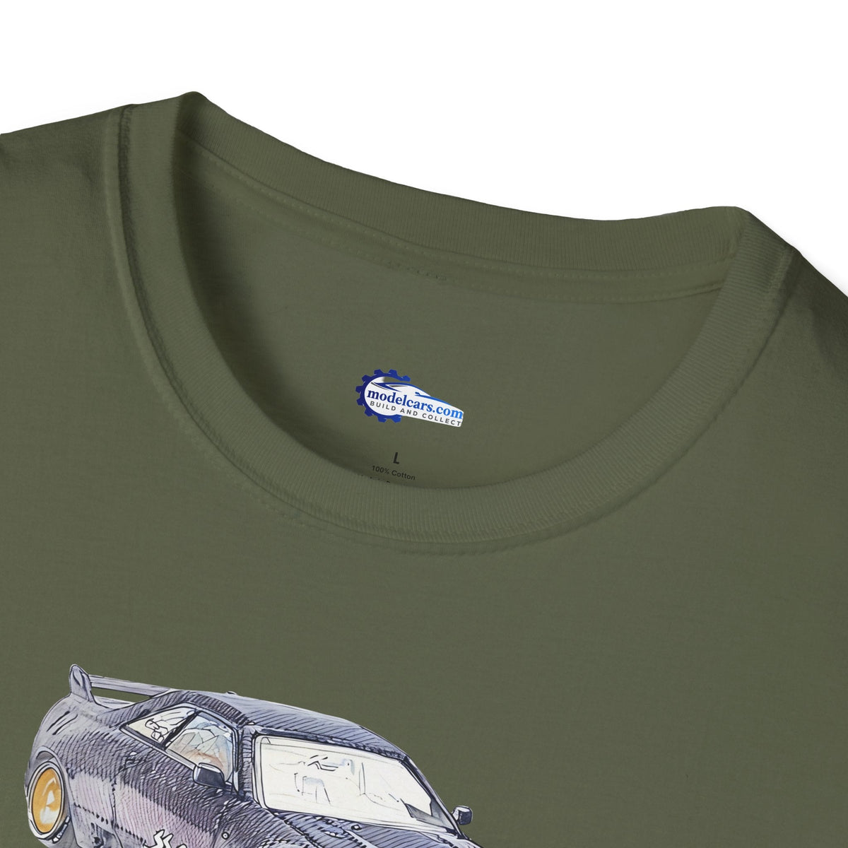 Nissan Skyline R33 JDM Sketch Art Inspired T-Shirt, Car Enthusiast Clothing,-Modelcars.com-ModelCars.com