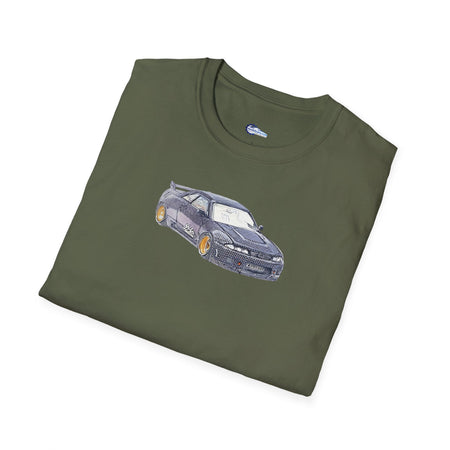 Nissan Skyline R33 JDM Sketch Art Inspired T-Shirt, Car Enthusiast Clothing,-Modelcars.com-ModelCars.com