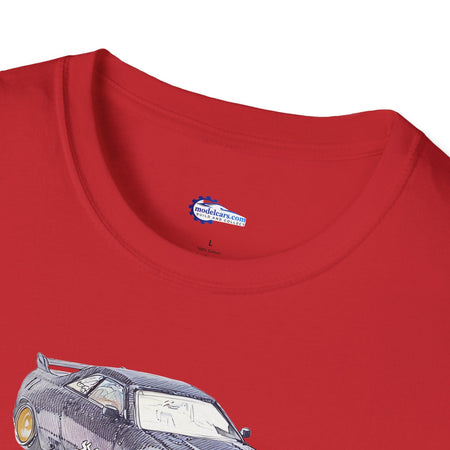 Nissan Skyline R33 JDM Sketch Art Inspired T-Shirt, Car Enthusiast Clothing,-Modelcars.com-ModelCars.com