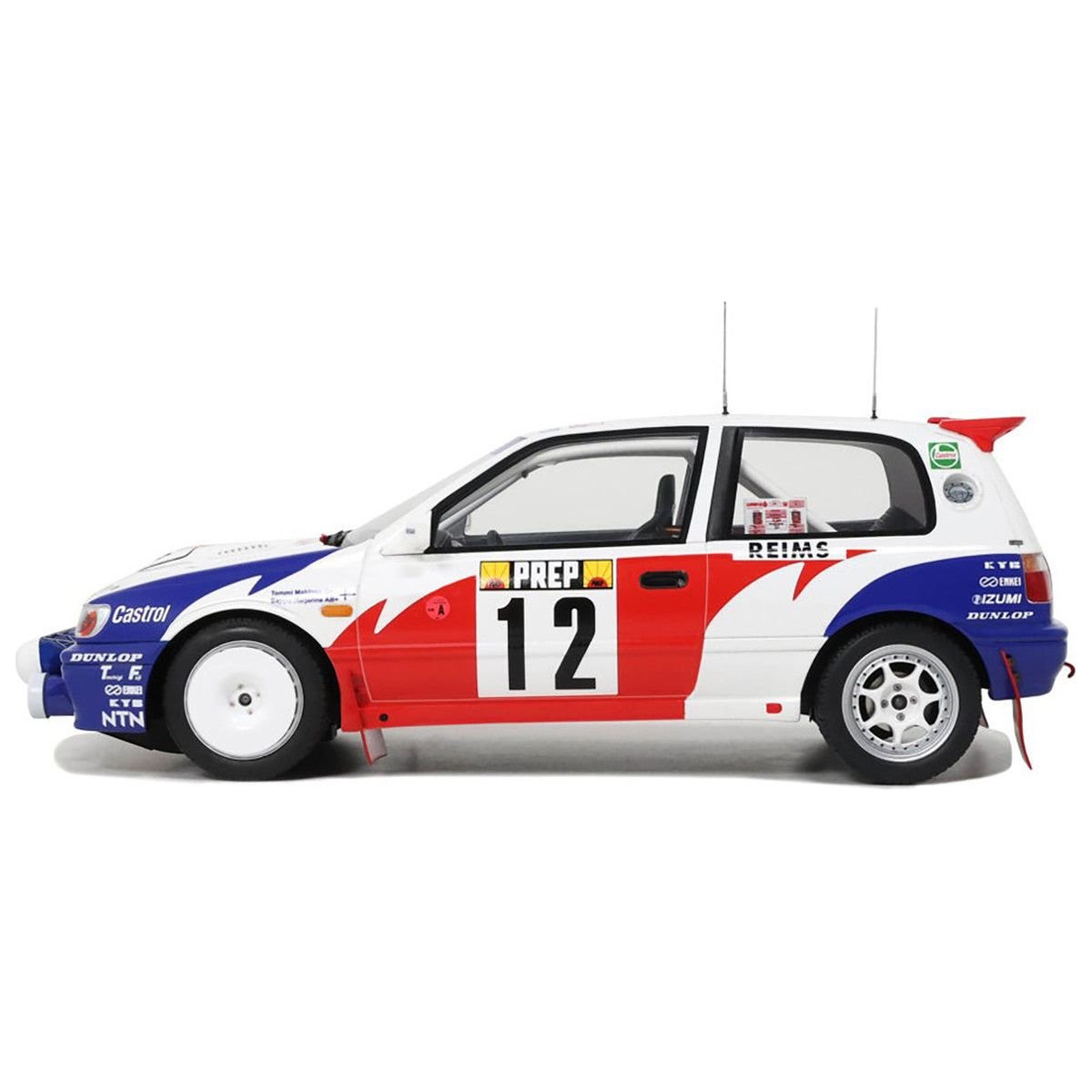 Nissan Sunny GTI - R 12 Tommi Makinen - Seppo Harjanne "Monte Carlo Rally" (1992) Limited Edition to 2500 pieces Worldwide 1/18 Model Car by Otto Mobile - Otto Mobile - ModelCars.com