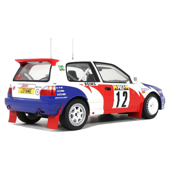 Nissan Sunny GTI-R #12 Tommi Makinen - Seppo Harjanne "Monte Carlo Rally" (1992) Limited Edition to 2500 pieces Worldwide 1/18 Model Car by Otto Mobile-Otto Mobile-ModelCars.com
