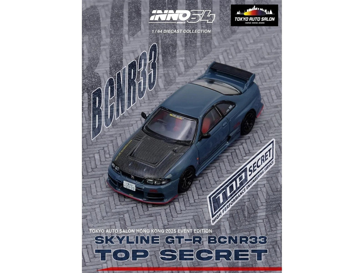 Nissan Top Secret "Tokyo Auto Salon Hong Kong 2025 Event Edition" Set of 2 Pieces 1/64 Diecast Model Car by Inno Models-Inno Models-ModelCars.com
