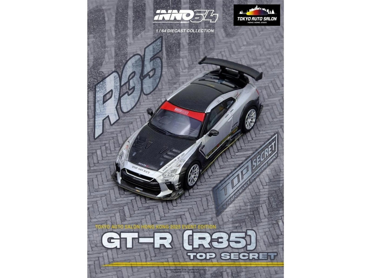 Nissan Top Secret "Tokyo Auto Salon Hong Kong 2025 Event Edition" Set of 2 Pieces 1/64 Diecast Model Car by Inno Models-Inno Models-ModelCars.com