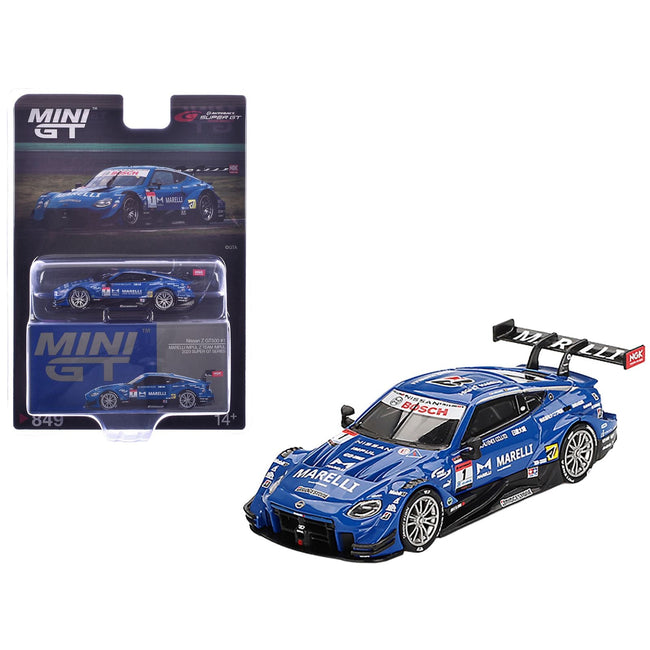 Nissan Z GT500 #1 Kazuki Hiramine - Bertrand Baguette "Team Impul" "Super GT Series" (2023) Limited Edition 1/64 Diecast Model Car by Mini GT-Mini GT-ModelCars.com