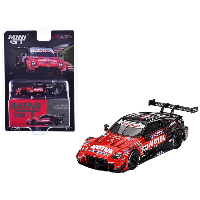 Nissan Z GT500 #23 Tsugio Matsuda - Ronnie Quintarelli "NISMO" "Super GT Series" (2023) Limited Edition 1/64 Diecast Model Car by Mini GT-Mini GT-ModelCars.com