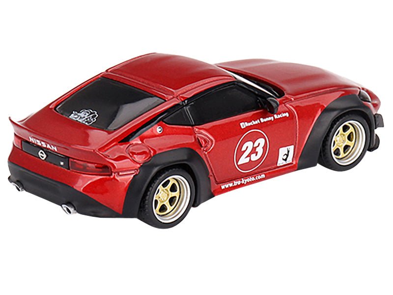 Nissan Z "Pandem" #23 Passion Red Metallic Limited Edition to 6600 pieces Worldwide 1/64 Diecast Model Car by Mini GT-Mini GT-ModelCars.com