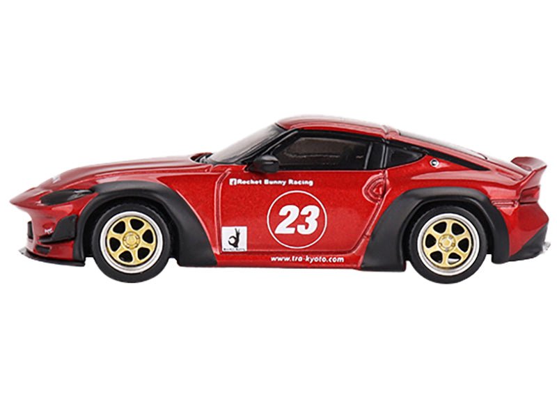 Nissan Z "Pandem" #23 Passion Red Metallic Limited Edition to 6600 pieces Worldwide 1/64 Diecast Model Car by Mini GT-Mini GT-ModelCars.com