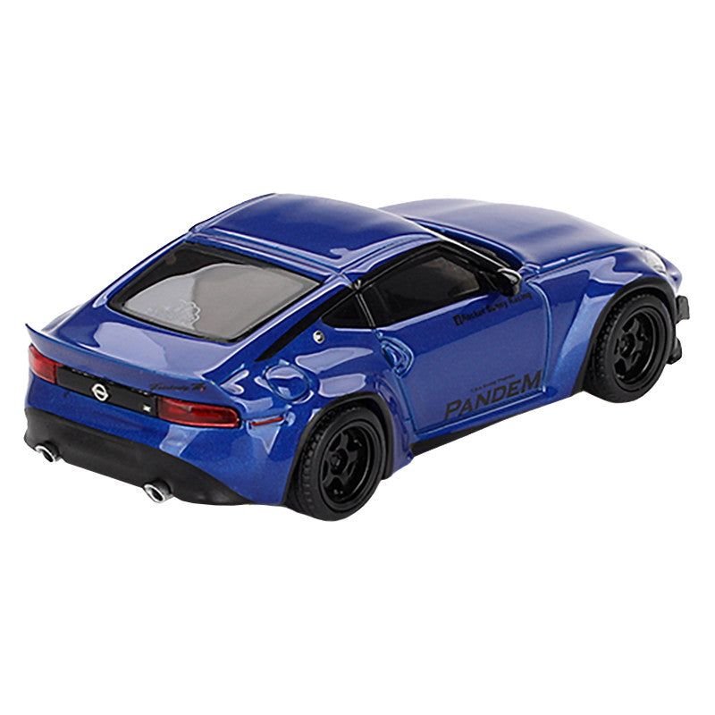 Nissan Z "Pandem" Seiran Blue Metallic Limited Edition to 4800 pieces Worldwide 1/64 Diecast Model Car by Mini GT - Mini GT - ModelCars.com