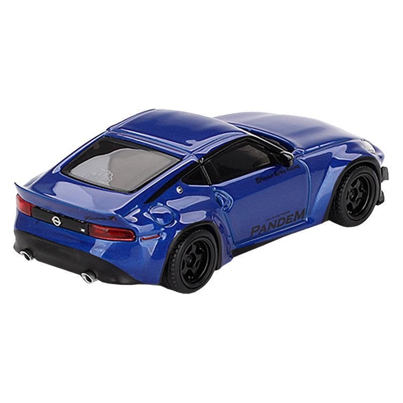 Nissan Z "Pandem" Seiran Blue Metallic Limited Edition to 4800 pieces Worldwide 1/64 Diecast Model Car by Mini GT-Mini GT-ModelCars.com