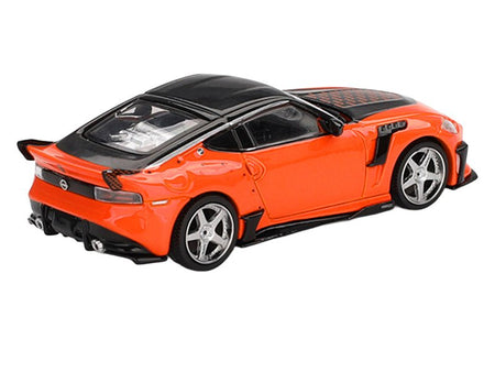 Nissan Z VeilSide FFZ400 Orange with Black Top Limited Edition 1/64 Diecast Model Car by Mini GT-Mini GT-ModelCars.com
