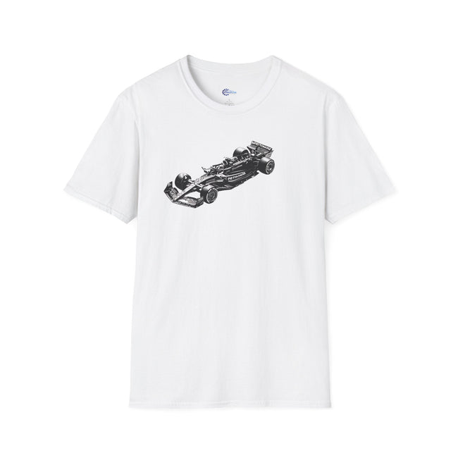 Noir - Art - Lewis Hamilton Mercedes-AMG F1 W14 E Performance Inspired T-Shirt | 2nd Place Spanish GP 2023-Modelcars.com-ModelCars.com