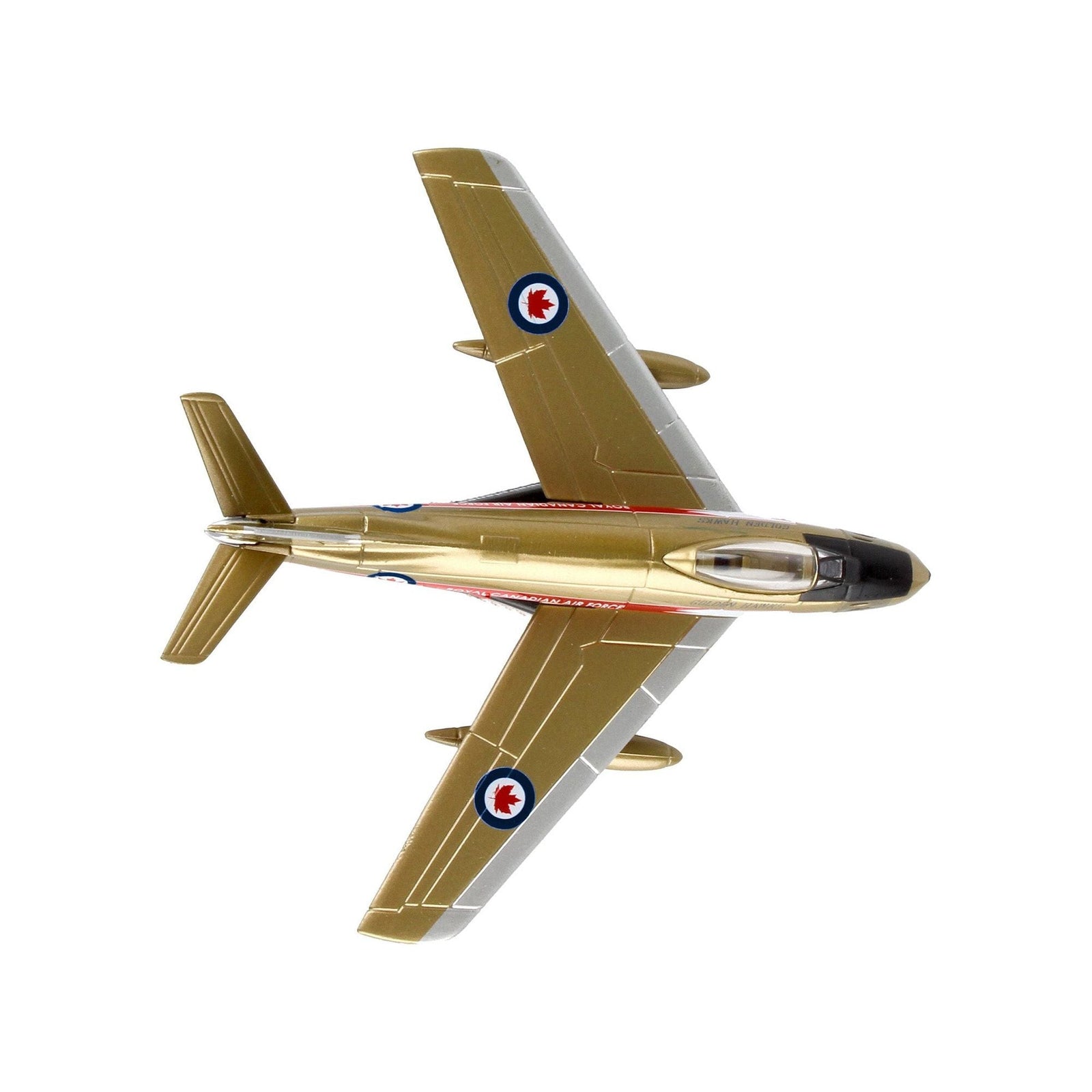 North American Canadair Sabre Fighter Aircraft "Golden Hawks" Royal Canadian Air Force 1/110 Diecast Model Airplane by Postage Stamp - Postage Stamp - ModelCars.com