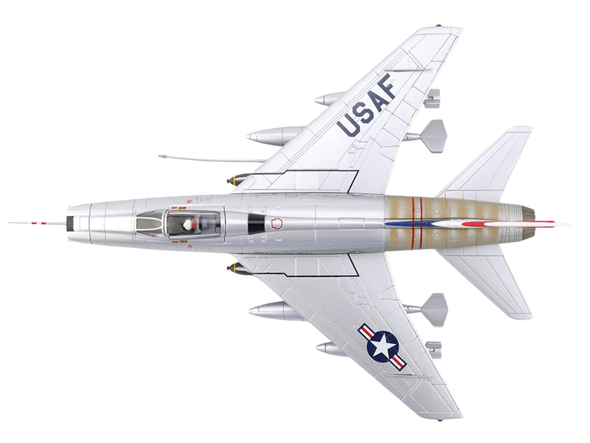North American F-100 Super Sabre Fighter Aircraft "FW-871 National Military Museum Soesterberg Netherlands" United States Air Force "Air Power Series" 1/72 Diecast Model by Hobby Master-Hobby Master-ModelCars.com