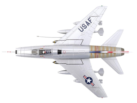 North American F-100 Super Sabre Fighter Aircraft "FW-871 National Military Museum Soesterberg Netherlands" United States Air Force "Air Power Series" 1/72 Diecast Model by Hobby Master-Hobby Master-ModelCars.com