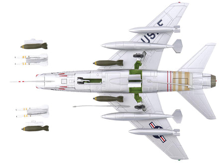North American F-100 Super Sabre Fighter Aircraft "FW-871 National Military Museum Soesterberg Netherlands" United States Air Force "Air Power Series" 1/72 Diecast Model by Hobby Master-Hobby Master-ModelCars.com